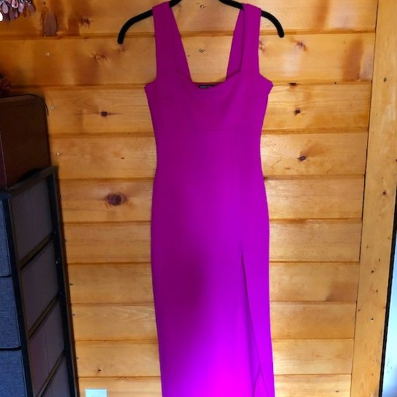 Nasty Gal Dresses & Skirts - Nasty Gal Fuchsia Floor Length Dress